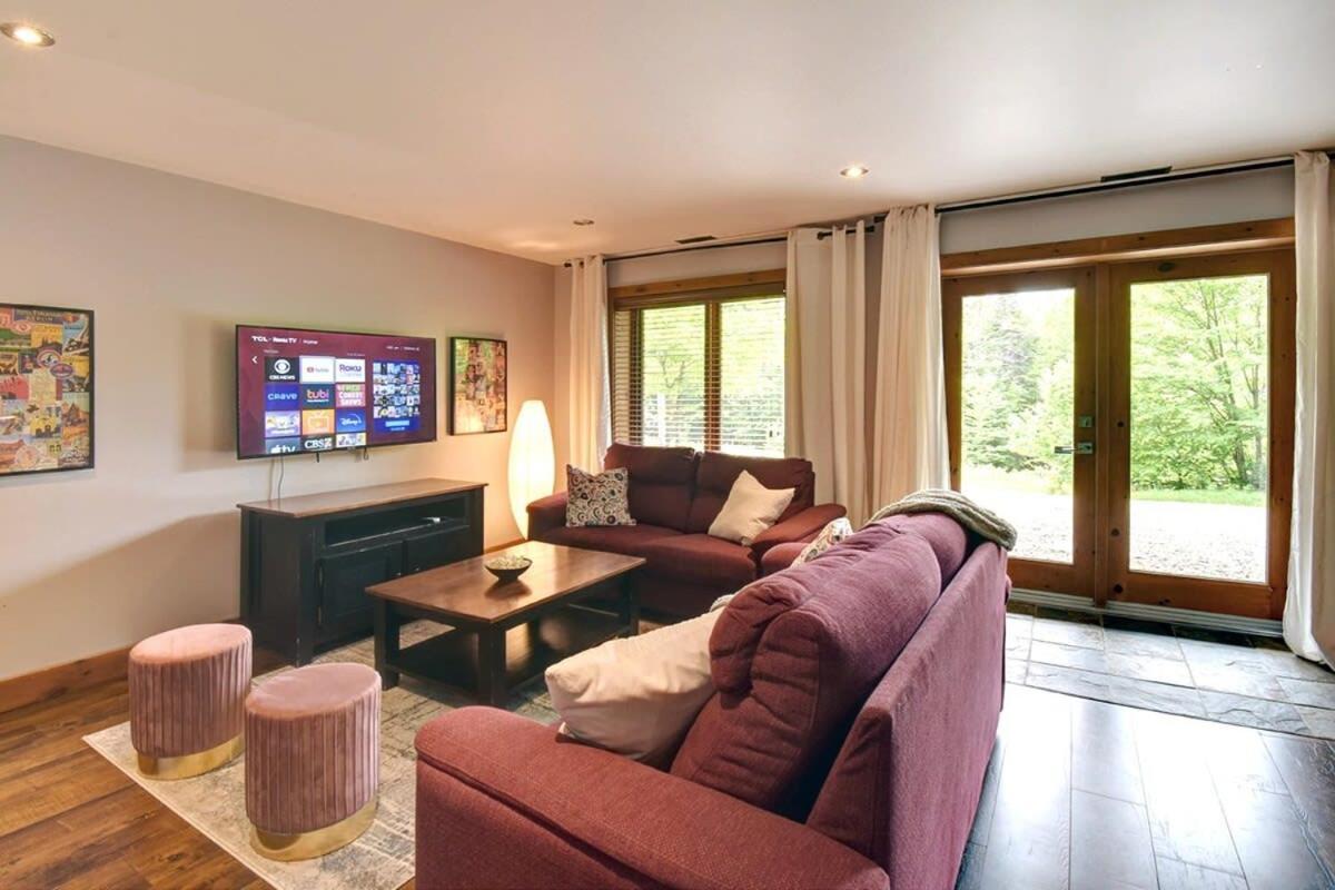 Chic Familiale, Relaxant Avec Spa En Montagnes Labelle Exterior photo
