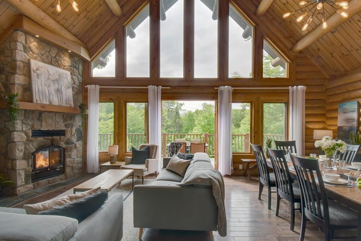 Chic Familiale, Relaxant Avec Spa En Montagnes Labelle Exterior photo
